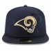 Men's Los Angeles Rams New Era Navy 2016 Sideline Official 59FIFTY Fitted Hat 2419606